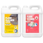 fivanta Floor Cleaner Yellow 5Liter & Pink 5Liter All Floor Types Mosquito Repellent Floor Cleaner For Hospitals, Homes & Offices