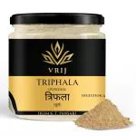 VRIJ Triphala Powder | 200Gm | Amla | Haritaki | Vibhitaki/Baheda | Digestive Aid | Detoxification | Organic | Unadulterated | Genuine | Natural | Authentic | (Pack of 2)