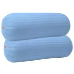 JDX Micro Fiber Bolster Filler | Bolster 15x34 Inches Set of 2 | Sky Blue Bolster for Sofa