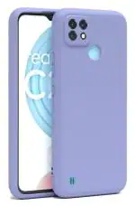 U&E Purple Silicone Back Cover For Realme C21