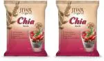 JIWA healthy by nature Organic Chia 250 G Black Chia Seeds (250 g) x Pack of 2