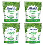 Clever Stevia Sugar 400gm low calorie Diabetic friendly Sugar ( Pack of 4 )