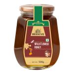 Beehive Wild Flower Honey 500 Gram |100% Pure | Natural Honey Wild Forest Honey, Unfiltered, Unpasteurized | No Added Sugar or Flavors