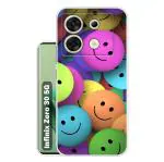 Snazzy Multicolor Silicon Shock Proof Back Cover for Infinix Zero 30 5G