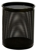 Aptitude A-103 Black Round and Square Pen Stand Set (Pack of 2)