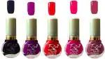OUR Beauty Multicolor Extra Shine Long Wear Durable Nail Polish Vk69, 30 ml (Pack Of 5)