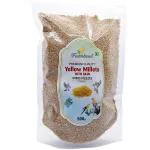 Farmbean Premium Yellow Millet 450gms,Kang, Foxtail Millet (Kangni) Select, Fortified with Spirulina, Bird Food for Canaries, Finches, Waxbills, Budgies, Lovebirds, Cockatiels (450g)