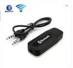 E True Car Bluetooth Device with 3.5mm Connector, Audio Receiver, MP3 Player (Black)