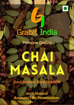 Grabit India Chai Masala Powder with 100% Natural Ingredient - 100g