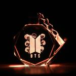 Qsica Multicolor Crystal LED Keychain