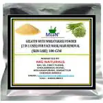 MGBN Gelatin With Wheatgrass Powder 2 In 1 Uses For Face Mask, Hair Removal Skin Care 100 gm