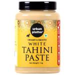 Urban Platter White Tahini Paste, 1Kg [100% Pure Hulled Ground Sesame, Pate de Sesame, Tahina, Product of UAE, Middle Eastern Condiment for Salad Dressings, Hummus, Baba Ghanoush and more]