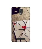 Casotec Broken A Card Design Printed Silicon Soft TPU Back Case Cover for Panasonic Eluga I2