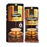 Continental Malgudi Filter Coffee Decoction Liquid 10ml Sachets | Each Box - 5 Sachets| Pack of 6 | Strong South Indian Instant Filter Coffee