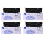 Softly Print Toner Cartrdige |s 36A / CB 436A for HP Laserjet M1120n/ P1505/ P1505n / M1522n / M1522nf / Canon LBP 3250 Pack of 4|Printer Toner Cartridge