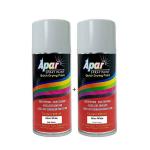 APARSPRAY Automotive Spray Paint Atlas White (RC Colour Name) Compatible for Hyundai Venue and Verna-225 ml (Pack of 2-Pcs)