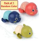ADKD Swimming Turtle Bath Toy Floating Toys for Kids Tub, Cute Bathing Toys for Toddlers- Multicolor