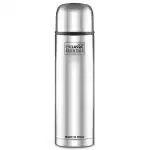 Classic Essentials Insulated Double Wall Vacuum Stainless Steel Flask Water Bottle | Keep Hot and Cold | 100% Leakproof Lid | (1000ml) Silver
