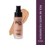 Glam21 Pick Me! Matte Foundation For Non-Sticky Instant Spotless Glow | Long Day-Fudge,40g