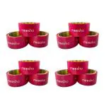 Sticky buddy Pink Printed Packaging Tape MEESHO Tape, 48mm x 65 METERS -42 micron (Pack of 12) Incomplete