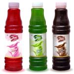 Jeni Rose + CocoChocolate + Mava Malai Sharbat & Syrup /Non-Fruit Synthetic Syrup Combo/Gift Pack/Summer Combo (700ml X 3)