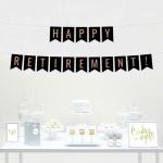 Festiko Happy Retirement Banner, Bunting Retirement Farewell Fabulous Party Decorations Home Outdoor Hanging Decor, Multi Color