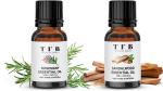 THE FARDA BEAUTY Combo Pack of Sandalwood and Rosemary Essential Oils- 100% Pure & Organic (30 ml)