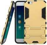 AmericHome Vivo V7 Plus Gold Rubber, Plastic Dual Protection Mobile Back Cover