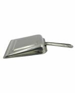 HOMORAA Heavy Duty Supali dust pan Stainless Steel dust pan, Standard, Silver Cleaning Dustpan Supdi( Pack Of 1)