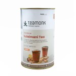 Teamonk Malabari Sulaimani Black Tea Leaves 150g (Makes 75 Cup) | Naturally Sweet with Pure Stevia Leaves, Cinnamon, Cardamom, Ginger & Lemon