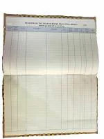 LRS Paper 70 GSM Ledger Library Book Issue Register (180 Pages)