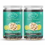 HEALTHY TREAT ROASTED PEANUT - LEMON 400 GM - PACK OF 2- 200 GM EACH