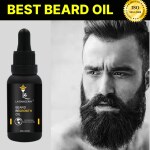 LA'BANGERRY Beard Oil for Growing Beard Faster with Almond Oil,Jojoba Oil,Moroccon Argan Oil,Coconut Oil, 100% NATURAL, Best Beard Growth Oil for Men, Nourishes & Strengthens Uneven Patchy Beard