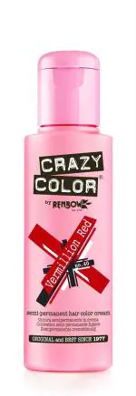 Crazy Color Vermillion Red Hair Color, 100 Ml