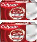 Colgate Visible White Sparkling Mint Toothpaste, 200 G Each (Pack Of 2)