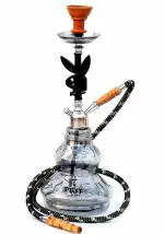 ZS Impex Hookah Pot Set, Flavour Play Boy Glass Pot for Home Decor, Hukka Black 49 cm Glass Hookah ( 93-Black)