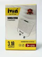 IVON 3 USB Port Charger Adapter 4.0 A| 5V with Mirco USB Cable EZ518-3 USB