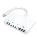 Microware SD TF Card Reader Adapter for Camera, Smartphone