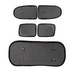 Able Dotnet Universal Foldable Car Sun Shade Curtain for Nissan EVALIA Set of 5 Pcs