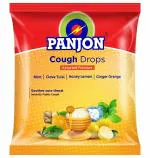 Panjon Cough Drops, Assorted Flavours Mint, Clove Tulsi, Honey Lemon & Ginger Orange,( 50 X 4 Pack of 200 tab), 540g