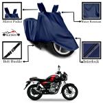 Kedit Bajaj V15 Motorcycle Bike Scooty Cover Navy Blue Colour Water Resistant - UV Protection & Dust Proof Imported Fabric Quality,Sun Protection,Weather Bike - Scooty Two Wheeler Body CoverBajaj V15