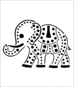 Nulomi Plastic DIY Wall Stencil Painting for Home Decoration