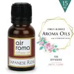 AIR-ROMA Japanese Rose Aroma Diffuser Oil Pure, Natural & Undiluted (15ml)