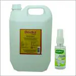 Devika Black Phenyle Disinfectant (FDA Approved) 5 Lit Can Plus Devika Toilet Seat Hygienizer pocket pack