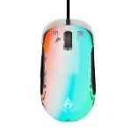 Archer Tech Lab Recurve 400 Transparent Wired Gaming Mouse,12000 Dpi with 1000Hz Polling Rate&8 Buttons,6 Mode Breathing RGB,Sunplus Sensor,Huyu Switches,Compatible with Pc/Mac - Transparent