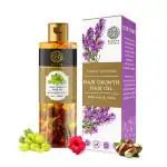 Buddha Natural Hair Regrowth Oil - 100% Ayush Certified - Volumizing Oil - Potent Oil For New Hair Growth & Longer Hair