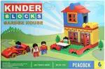 PEACOCK Kinder Blocks Garden House Blocks Set, Multicolor