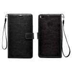 Frazil Vintage Leather Finish Flip Cover for Xiaomi Mi Max/Max Prime | Inside Pockets & Inbuilt Stand | Wallet Style Back Case | Magnet Closure (Black)