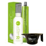 Bbcos hair.pro KeratinColor Zero Ammonia + Keratin Permanent Hair Color Tube & 20 Vol 6% Developer Combo Set With Hair Colour Mixing Bowl Gift For Women/Men/Girl