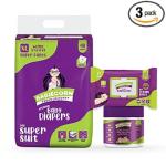 Babiecorn Baby Diapers, Xl With Wet Wipes And Diaper Rash Cream (Combo Of 3)